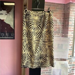 Le Suit Zebra animal print Pattern Pencil Skirt